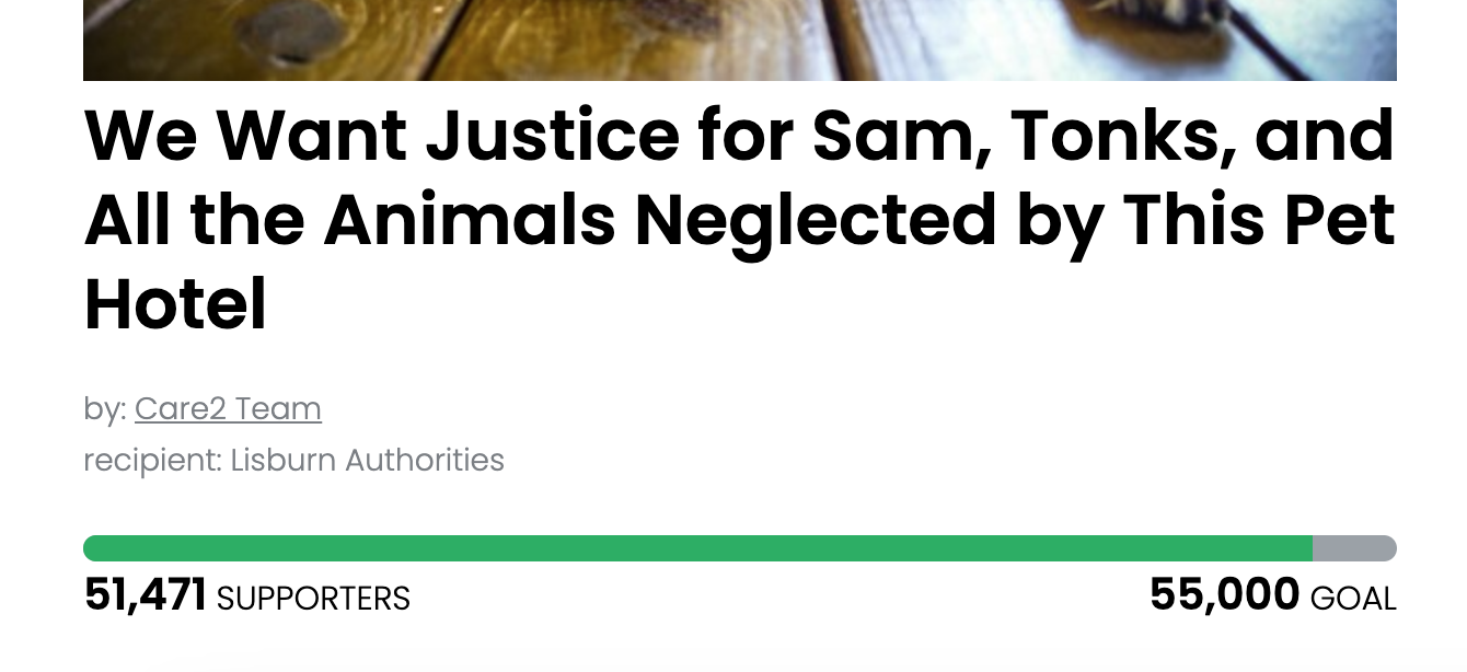 Animal Actions - Get justice for pets impacted by a neglectful pet hotel