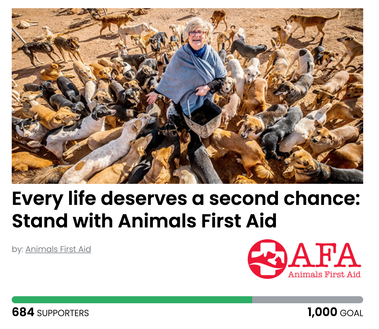 Animal Actions - Give Animals a Second Chance