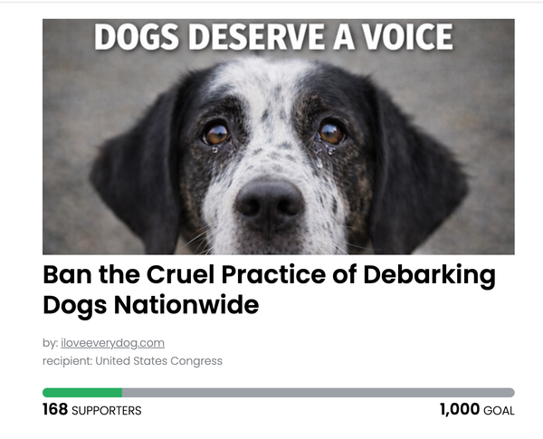 Animal Actions - Ban Debarking Practices in the U.S.