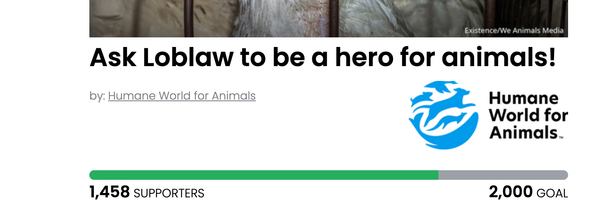 Animal Actions - Tell Loblaw to Be Cage Free